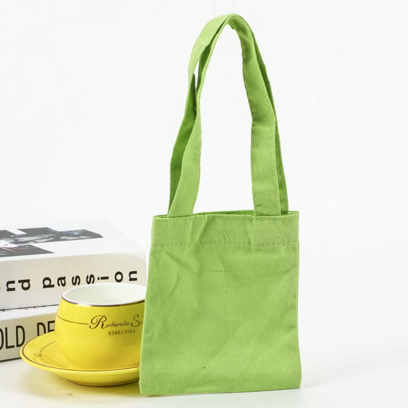 批发创意印花棉布袋彩色帆布袋手提袋收纳袋可印logo