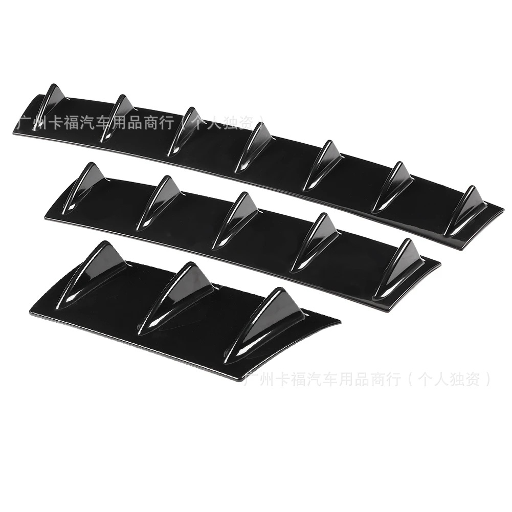 Cross-Border Hot-Selling Amazon Aliexpress Car Modification Products Rear Bumper Chassis Shark Fin Chassis Deflector
