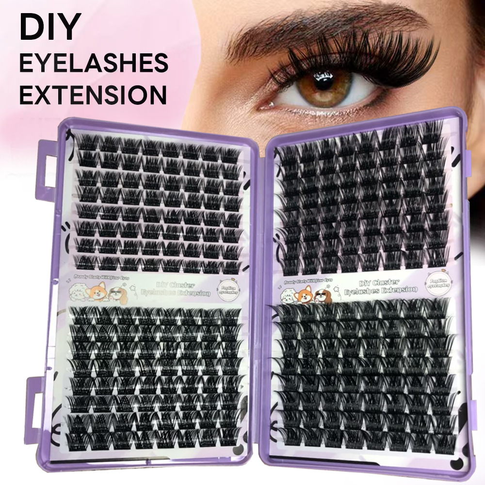 Comercio exterior pestañas colección densa 30D40D50D gran capacidad serie FD cabello gripe europea y americana un solo rango de cabello