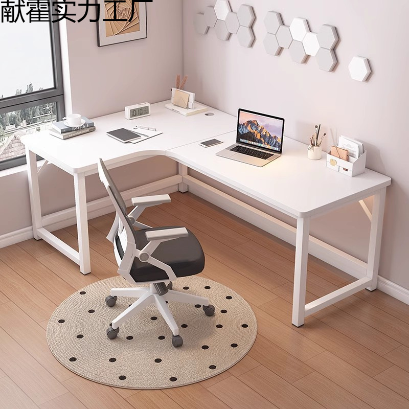 Corner Gaming Table Computer Table Desktop Home Double Desk Bookshelf Integrated Table Bedroom Corner Table Office Desk