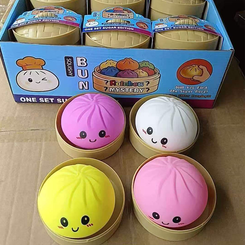 Bollos de bolos de pop transfronterizos, pellizco de pellizco, descompresión de bolos de simulación suaves, forma de bolos de imitación encantadora, interesante, no pegajoso, alivio de la aburrimiento. image 21