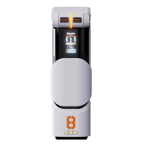 EasyLive No.8 Male Vibrating App-Controlled Prostate Massager with Strong Vibration, Heating, Reversible Rotation, and Sound Interaction