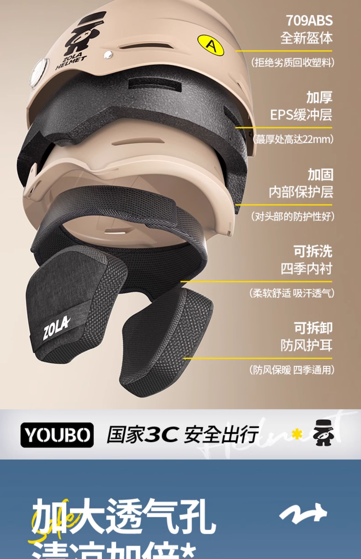 3C Certified Electric Motorcycle Helmet, Sunscreen, Summer, Universal