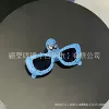 Light blue frame gray film