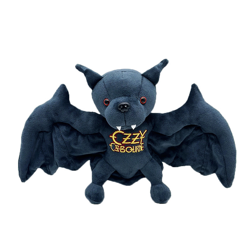 跨境新品Ozzy Osbourne Bat Plush 奥兹奥斯本磁吸蝙蝠玩偶公仔|undefined