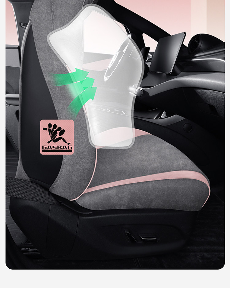 Byd Dolphin Special Car Seat Cushion Perforated Suede Seat Cover Universal for All Seasons Breathable Half-Cover Seat Cushion Cover