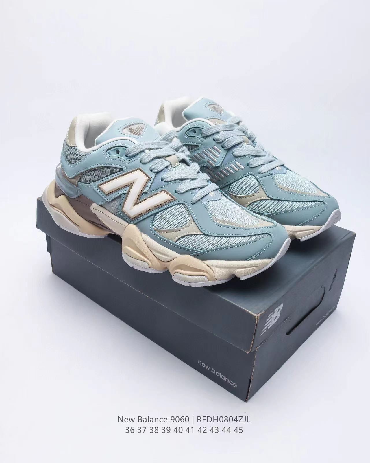 Fabricante Putian venta directa nb9060 milenio pezuña de elefante para hombres y mujeres con una base gruesa elevación deportiva de tendencia milenial para correr