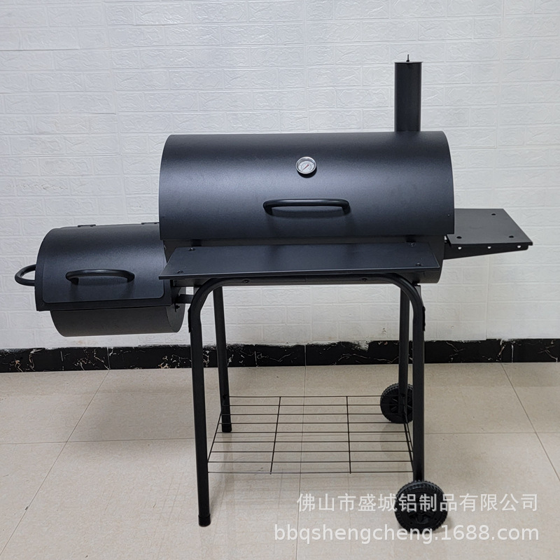 Parrilla de carbón de doble cara grande para exteriores, uso doméstico, parrilla de carbón estilo americano engrosada, parrilla de carbón para camping.