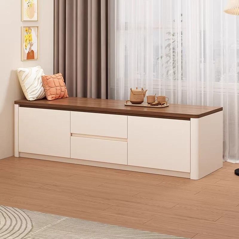 Solid Wood Balcony Cabinet, Bay Window Cabinet, Floor Cabinet, Low Cabinet, Bedroom Storage Cabinet, Windowsill Cabinet, Storage Cabinet, Can Be Used for Sitting