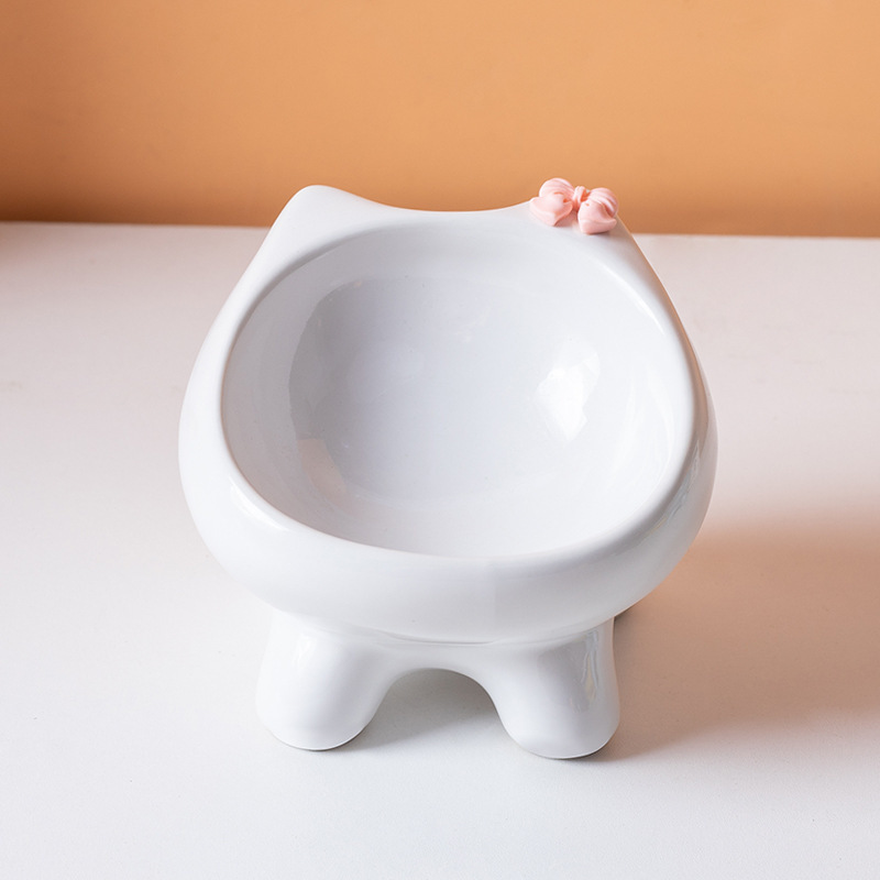 Cerámica no oscura barbilla gato tazón de comida para gatos tazón de agua de boca inclinada tazón de comida para gatos tazón de comida para perros tazón de comida para gatos tazón de comida para gatos tazón de gato