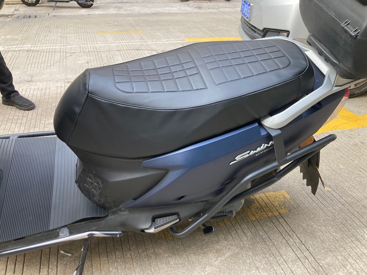 Suitable for Haojue Vf125/Vh125/Vf100/Yuzuan Motorcycle Waterproof Seat Cover Thickeneded Leather Sun Protection Seat Cover