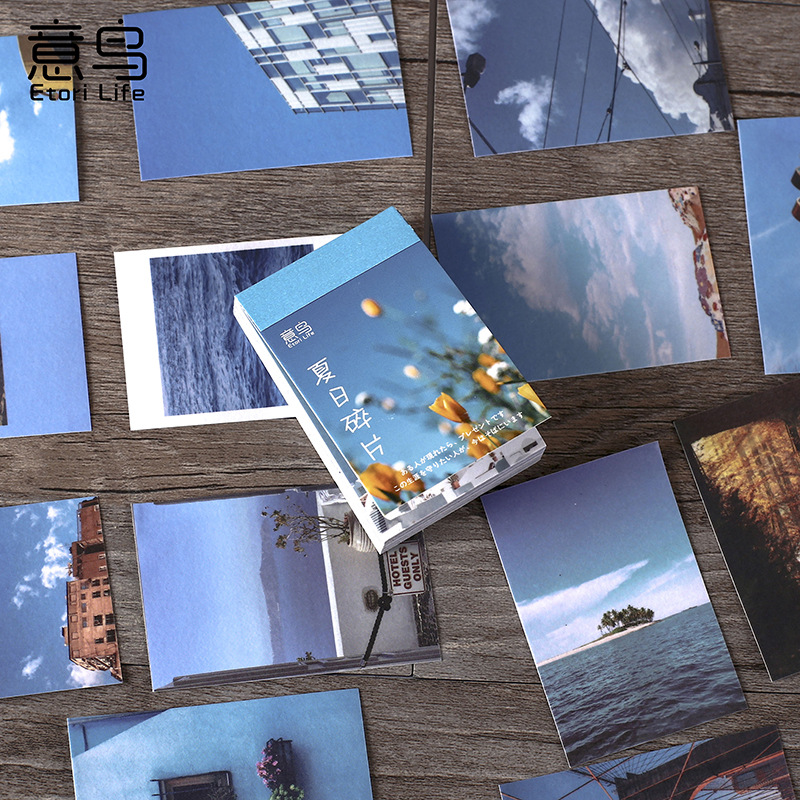 Yuniao cerrado dedo del pie etiqueta libro deseando Club serie retro creativo Collage artístico diario material de base papel 6 tipos