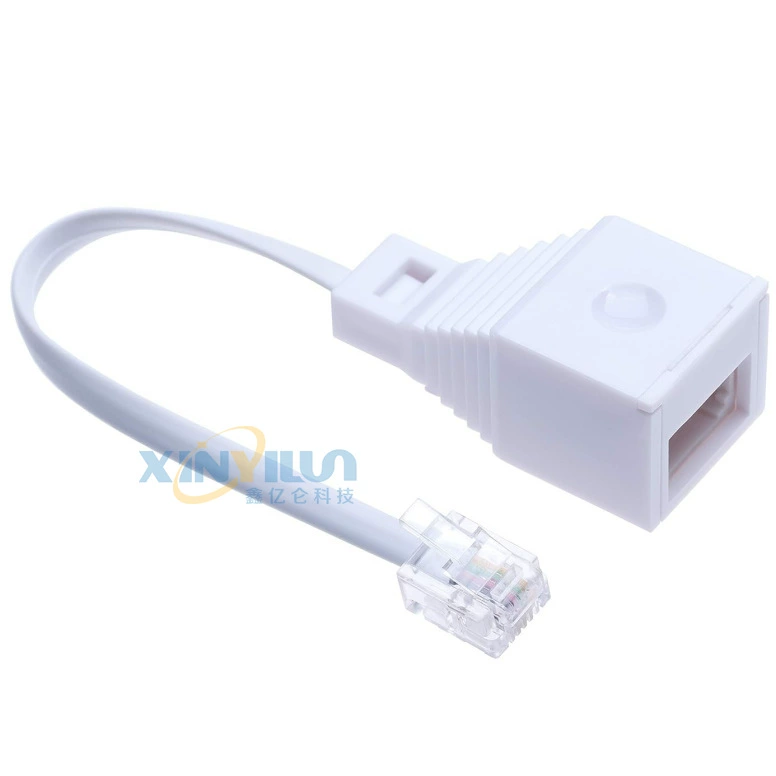 США-Гонг-Британские розетки с проволокой США-Британские розетки с проволокой 6P4C RJ11 UK BT Английский телефонный адаптер