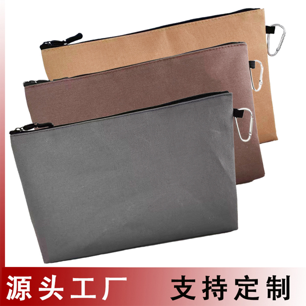 Amazon multifuncional de gran capacidad con cremallera bolsa de herramientas suave portátil cinturón de cintura colgando bolsa de almacenamiento de herramientas de mano