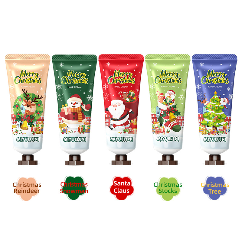 Крем для рук Miyuelni Mini Christmas 20г Мини-экспортный увлажняющий крем