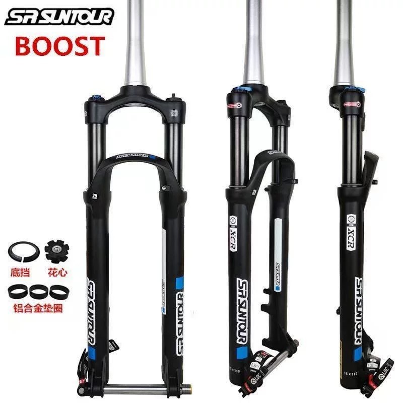 SR SUNTOUR XCR34BOOST Barrel Shaft Suspension Air Fork Mountain Bike 29inch Wire-Controlled Air Pressure Front Fork