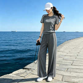 2026网红宽松显瘦洋气短裤两件套潮流运动套装女夏装新款3568