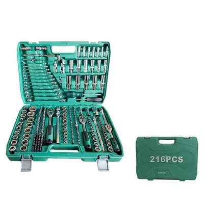 small flying ratchet wrench set – Mühərrik tənzimləmə alətləri - 216-piece-set-galvanized-version