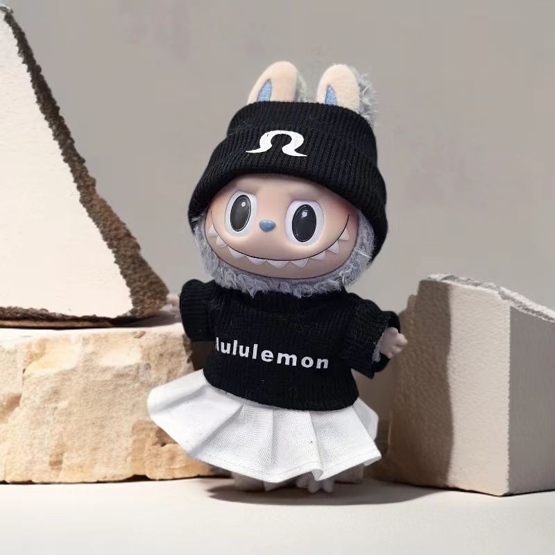 ラブブ 17cm ペンダント服 ファッションベスト 交換用 ラブブ 15cm 第二世代 座りパーティードール服|undefined
