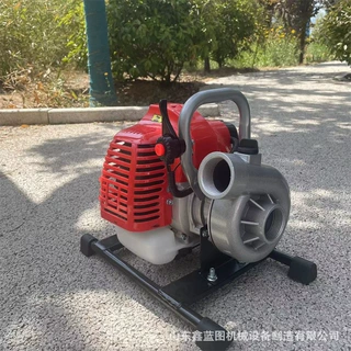 家用小型汽油动力菜园浇菜冲洗地面抽水机 农田灌溉排涝2寸水泵