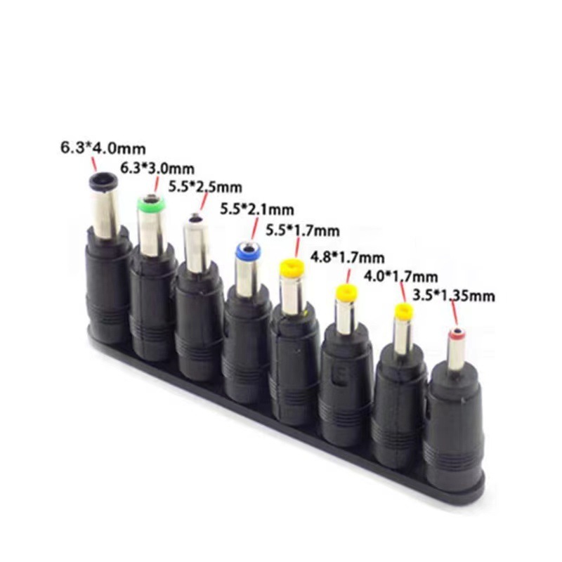 メーカー直販dc変換ヘッド8ビットセットノートブックアダプタコネクタ5.5*2.1多機能電源変換ヘッド|undefined