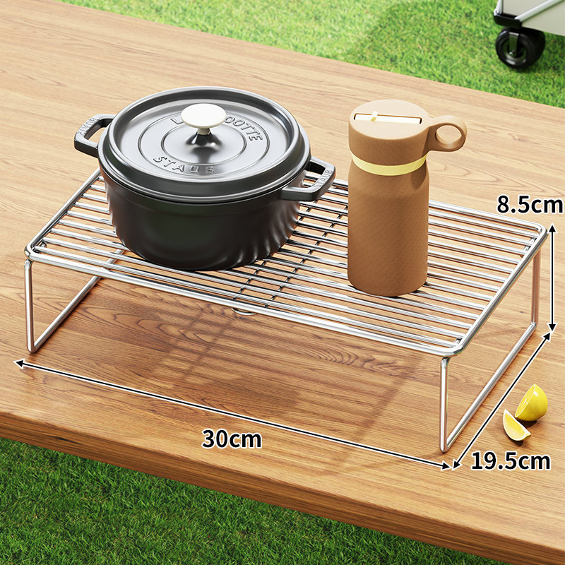 Soporte Plegable para Estufa de Camping de Acero Inoxidable, Portátil para Picnic y Exteriores image 6