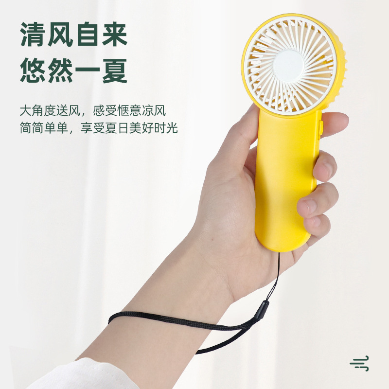 新しいバッテリー式ハンドヘルドミニファン、単三電池式ポータブル小型扇風機、印刷ロゴ入り、外国貿易ギフト|undefined