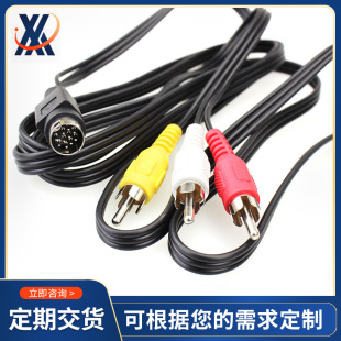 mini 10 PIN DIN�D3��RCAҕ�l��  AV��s���� 10pin�D3RCA�о�