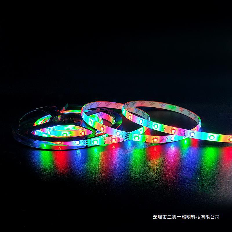 led灯带2835RGB套装智能wifi手机APP控制调色24键音乐律动氛围灯