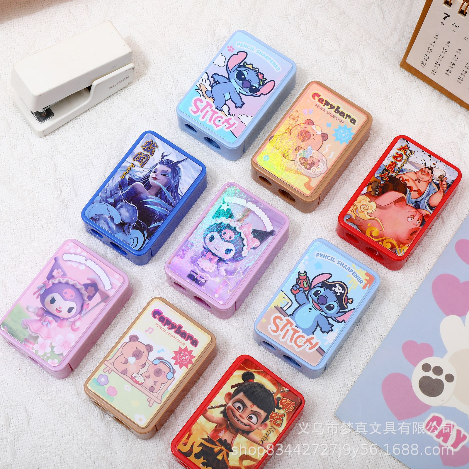 Cartoon eraser, high quality handheld small sharpener for students