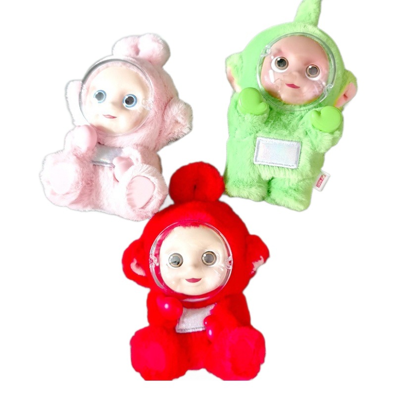 Carcasa protectora transparente de tercera generación de alta energía frontal LABUBU Bolsa protectora de tercera generación Carcasa protectora de alta transparencia