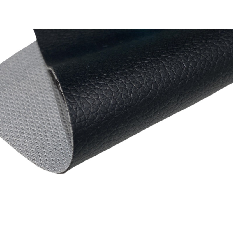 0.7mmDE90 litchi pattern PVC in stock fish scale bottom scratch-resistant car leather 150CM door width environmental protection luggage leather