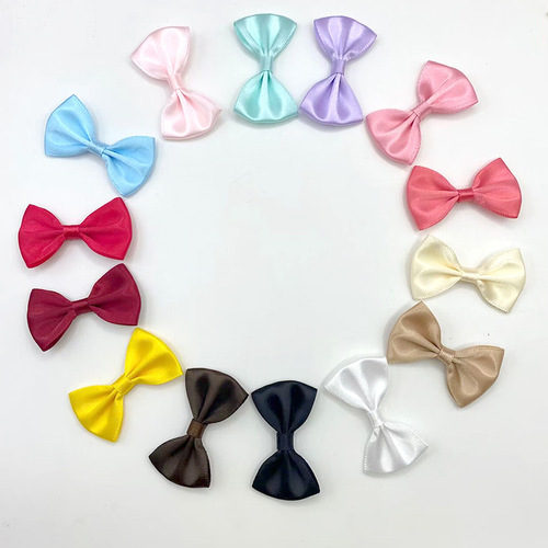 3X5CM Polyester Ribbon with Bow Half-Finished Fashion Accessory Handmade DIY Material Toy Doll Decoration