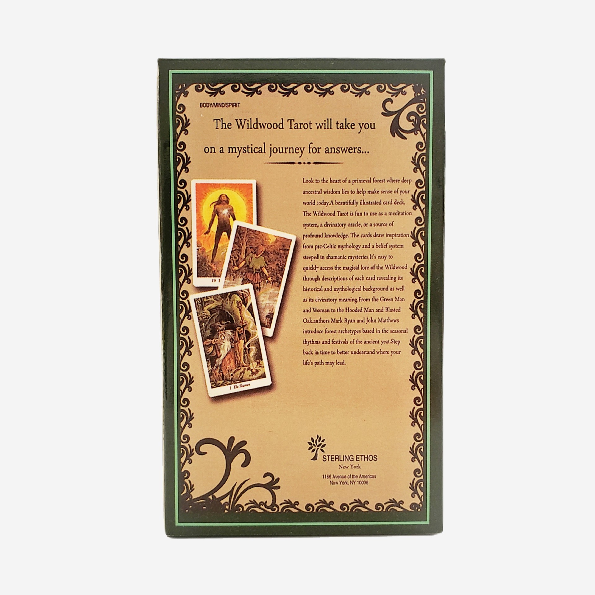 Carte da gioco tarot foresta naturale selvaggia per feste_voghion.com