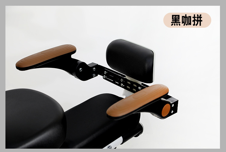 Electric Vehicle Rear-Mounted Child Seat with Rotatable Scooter Safety Guardrail, Anti-Fall Folding Waterproof Armrest for Electric Bikes