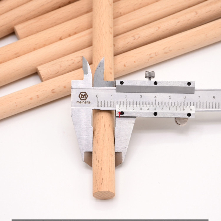 Madera de haya, madera sólida, madera redonda, madera redonda DIY, barra de madera redonda de 1 metro de largo, barra de madera de madera sólida, madera