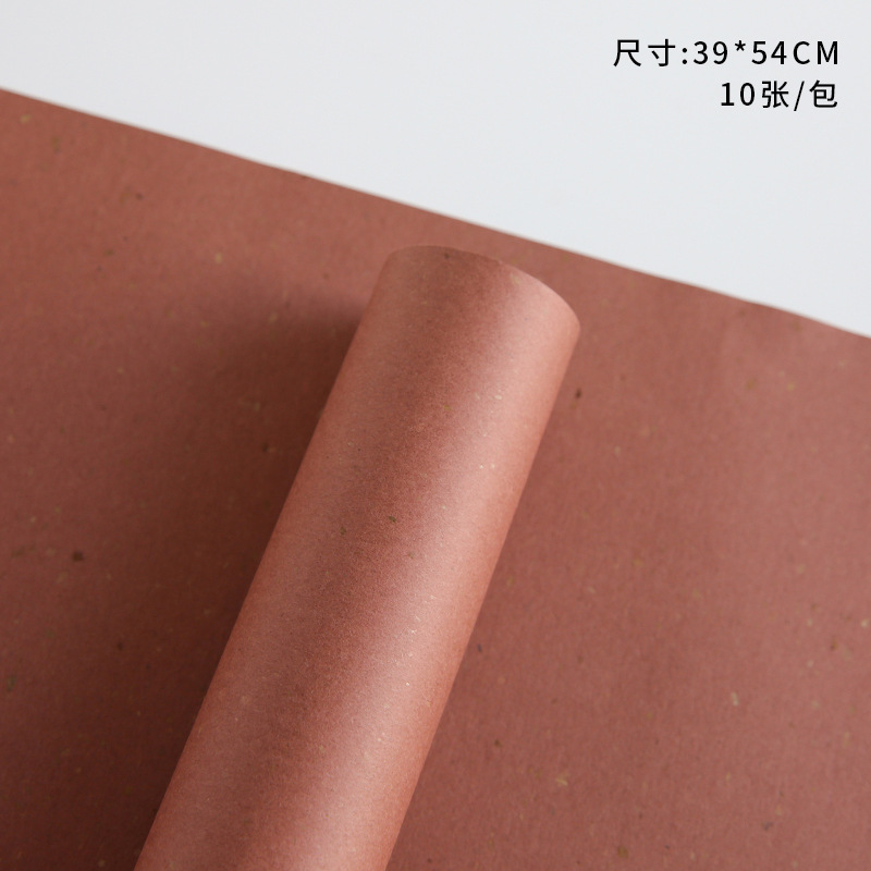 Nuevo otoño cálido invierno astillas de madera mano rasgada ramo de flores envoltura de papel de regalo embalaje manual DIY material de papel de arte lote