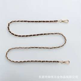 夏季超轻铝链条减负包包肩带替换金属链条单价斜挎穿皮铝链条包带