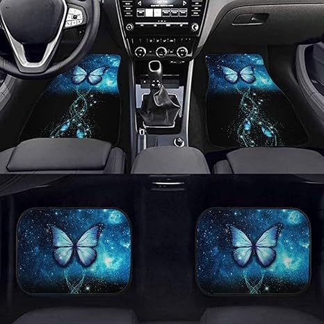 Temu Cross-Border Nordic Retro Car Floor Mats, Stain-Resistant and Wear-Resistant Four-Piece Set, Stain-Resistant Mats, Amazon Floor Mats Available for Wholesale