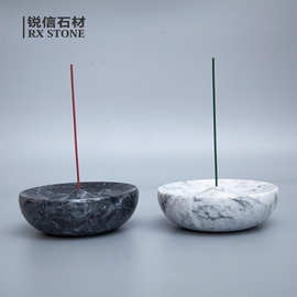 大理石线香香插底座外贸出口香架香盘支架香炉香托宠物碗储物盘