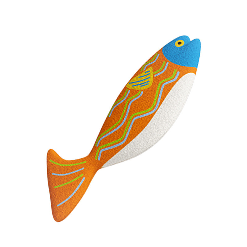 Fish toy-orange