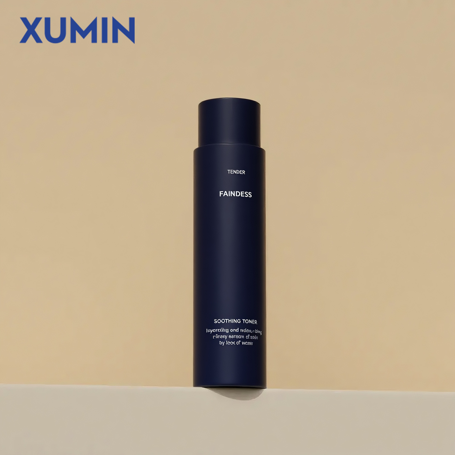 XUMIN embalaje cosméticos PET botella de tapa atornillada botella de toner recta 150ml botella de agua de maquillaje frito