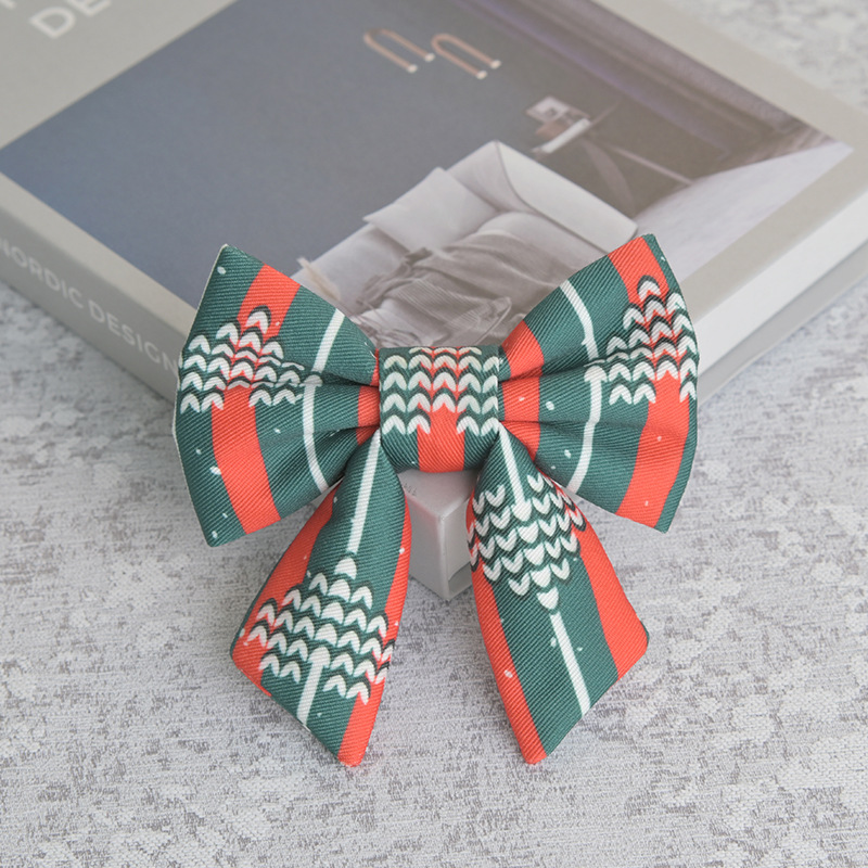 Ventas transfronterizas de mascotas arco cuello colgante de lazos de navidad accesorios de tocado corbata image 42