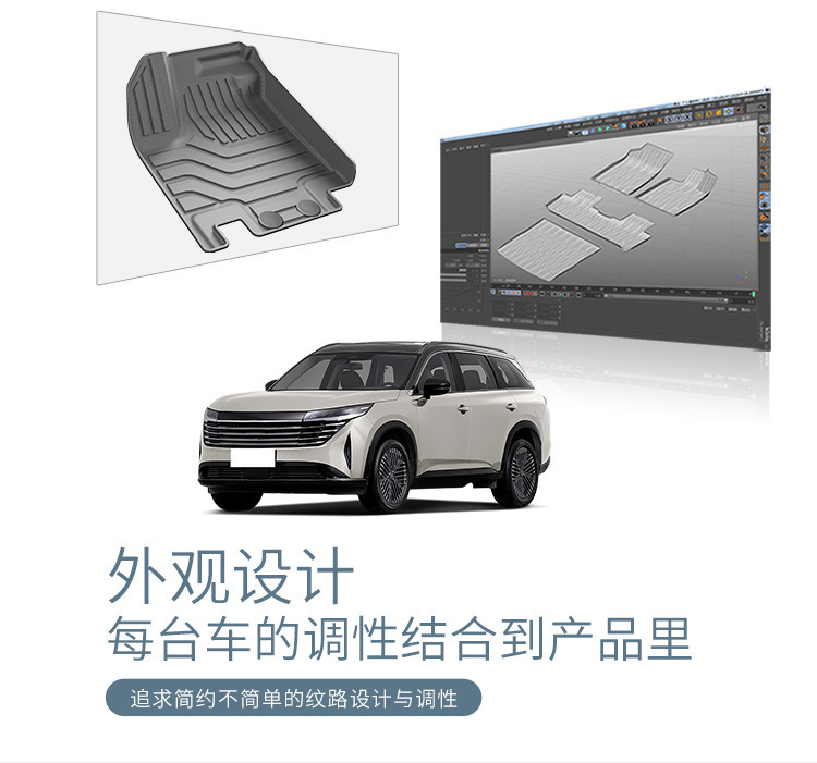 Suitable for 24 Nissan Land Cruiser Tpe Floor Mats, Special Car Floor Mats, Tail Box Mats, Seat Back Mats
