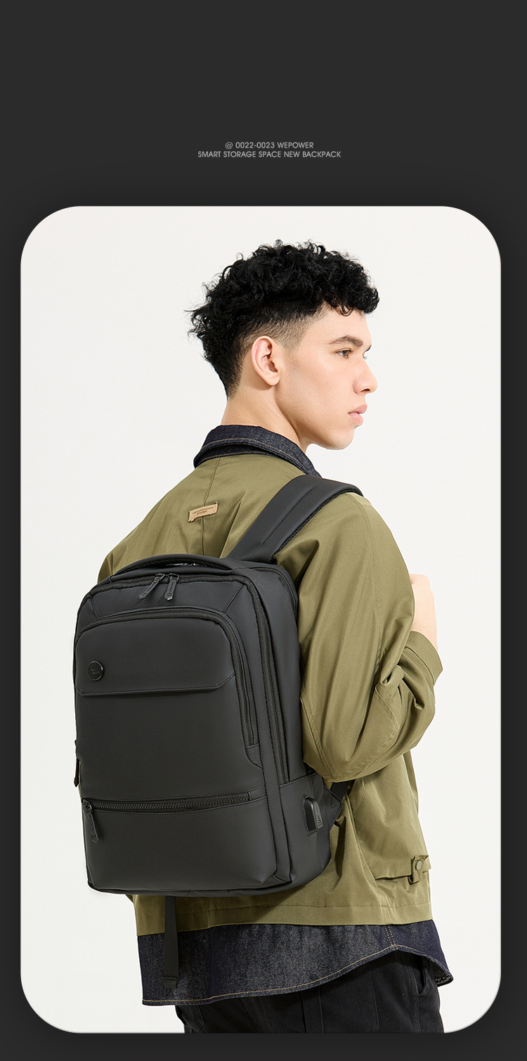 WEPOWER's new multi-functional business commuting computer backpack with USB and a large-capacity men's backpack undefined