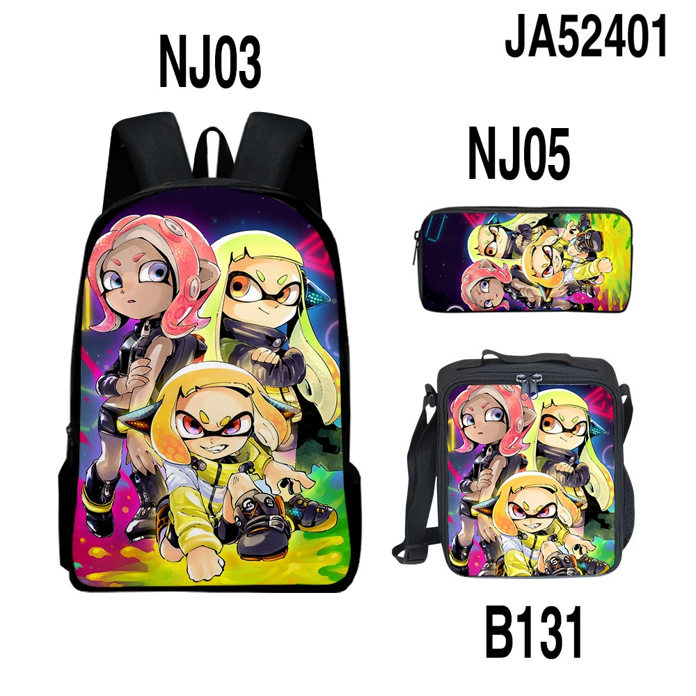 (Cross-border trading), set, backpack, children's school bag, pencil case, 2023, new collection, 3 piece set
