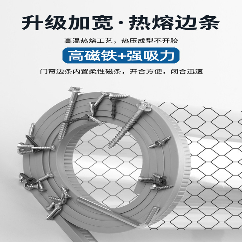 Anti-static electric electromagnetic curtain PVC dust-free
