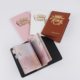 Cross-border Museum New Couple's Spot Aircraft Travel Document Storage Bag Passport Holder Passport Set Leather Printing