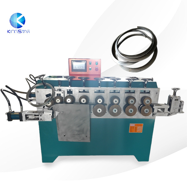 厂家直供桶箍成型机、钢带成型机、UV型钢带打圈机可定 制