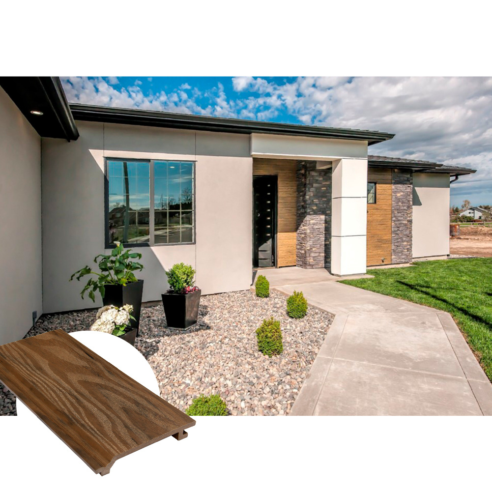 住宅别墅景区木塑墙板 环保材料 建筑物外墙 免维护